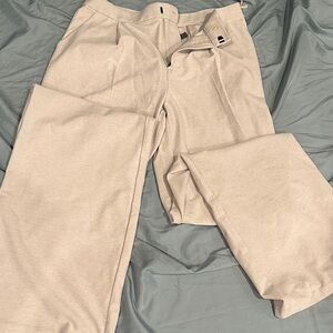 Vuori Elevation Trouser Pants - Size M Long - Ecru Heather - NWT